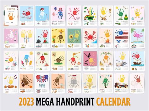 Handprint Calendar 2023